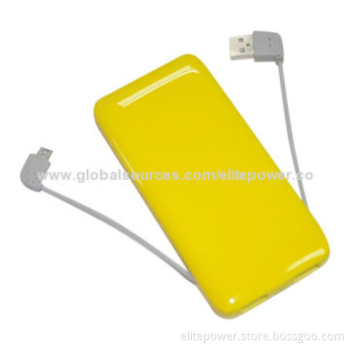 Dual USB Port Power Bank for iPhone, iPad, Samsung, HTC and Nokia, 5,000mAh CapacityNew
